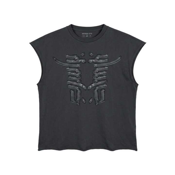 BRSRB Exo Frame Muscle Tee – Grey