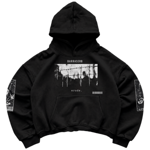 BRSRB ERODE HOODIE — BLACK
