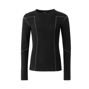 BRSRB STITCH LONGSLEEVE — BLACK