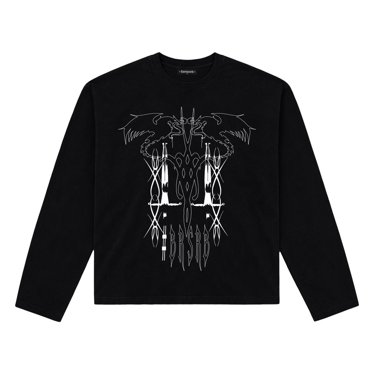 BRSRB FANG LONGSLEEVE — BLACK
