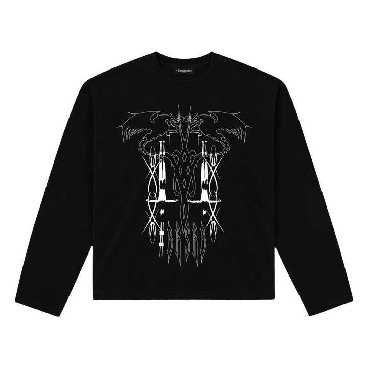 BRSRB FANG LONGSLEEVE — BLACK