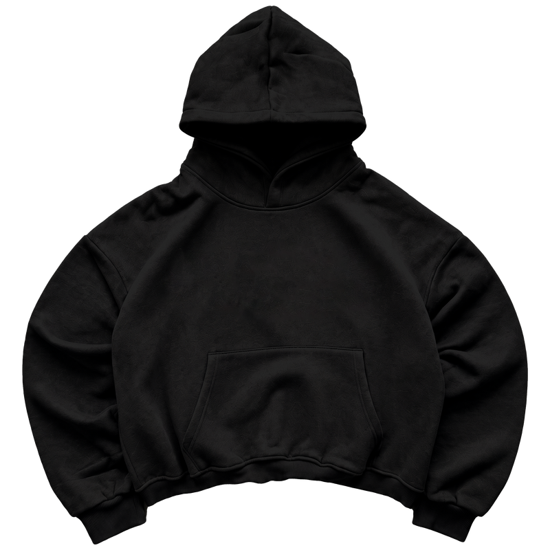 CORE HOODIE — BLACK