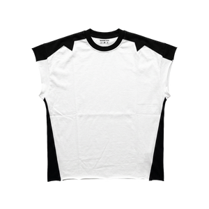 BRSRB Split Tee White & Black